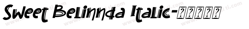 Sweet Belinnda Italic字体转换